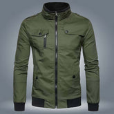 Ripped Style Bomber Winter Zipper Jacket. MWJ-402
